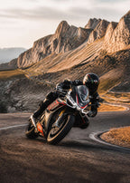 Aprilia RSV4 – Mountain Curve Color Poster