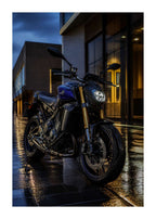 Yamaha MT-09 – Blue Hour Color Poster