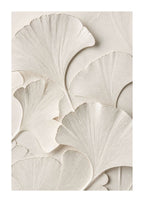 Ginkgo Leaf Relief Poster