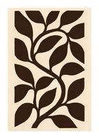 Bladlabyrint i choklad Poster