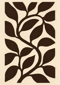 Bladlabyrint i choklad Poster