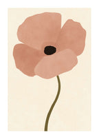 Rosa blomma i storformat Poster