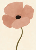 Rosa blomma i storformat Poster
