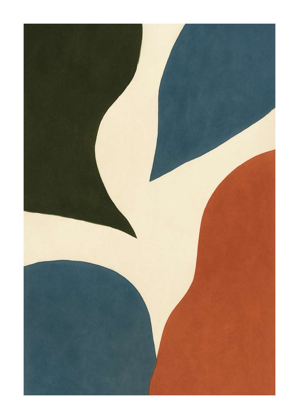 Botaniska färgfält Poster