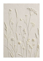 Ängsblommor i präglat papper Poster