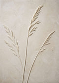 Gräs i kalkstensrelief Canvas
