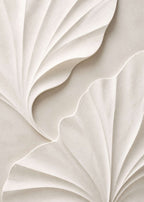 Organiska blad i pappersrelief Canvas