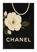 Chanel — Ivory on Black Poster