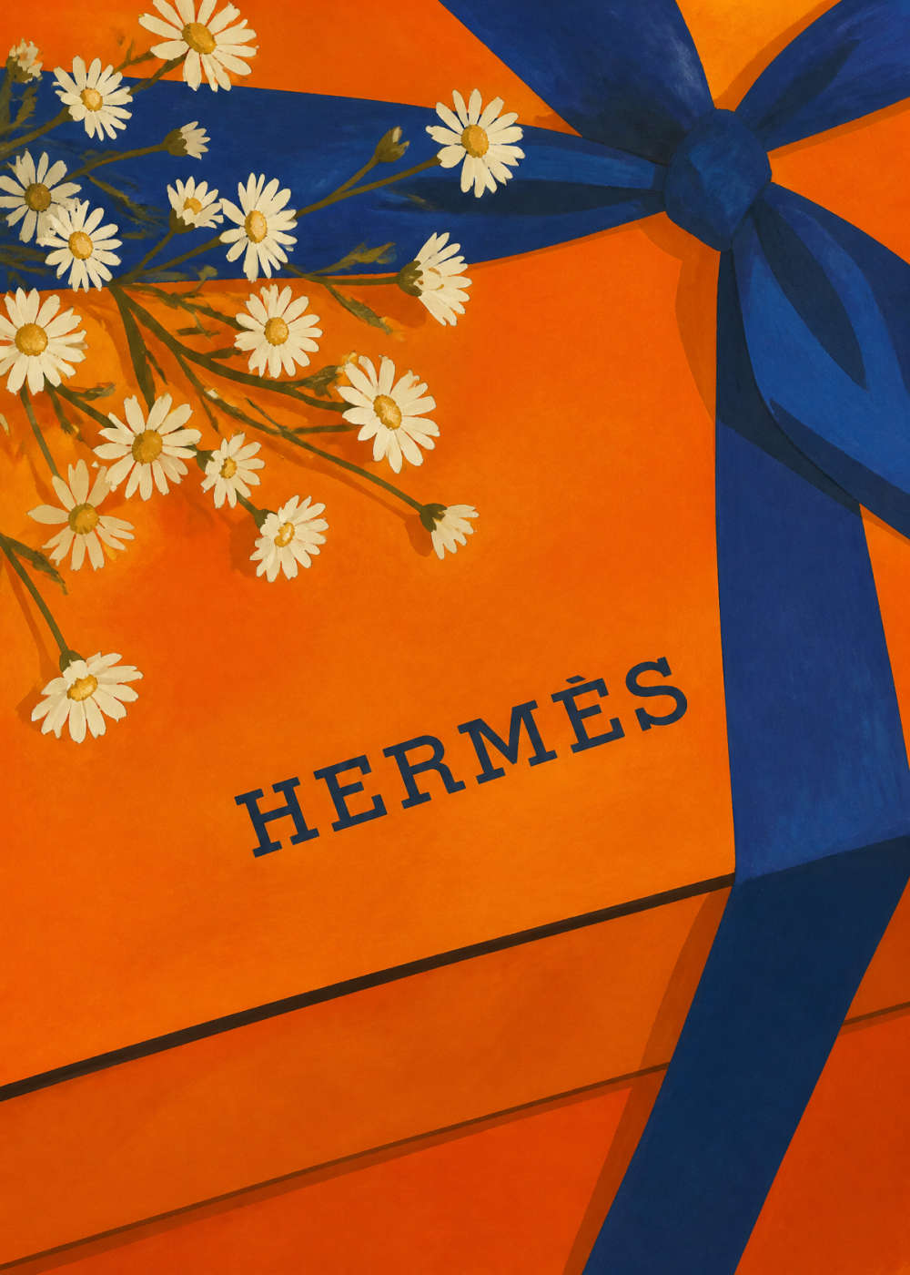 Hermès — Orange Ribbon Garden Canvas