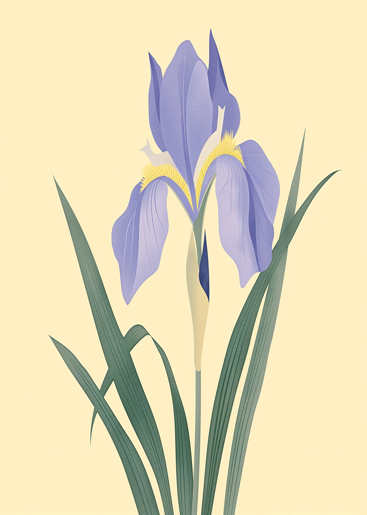 Purple Iris Garden