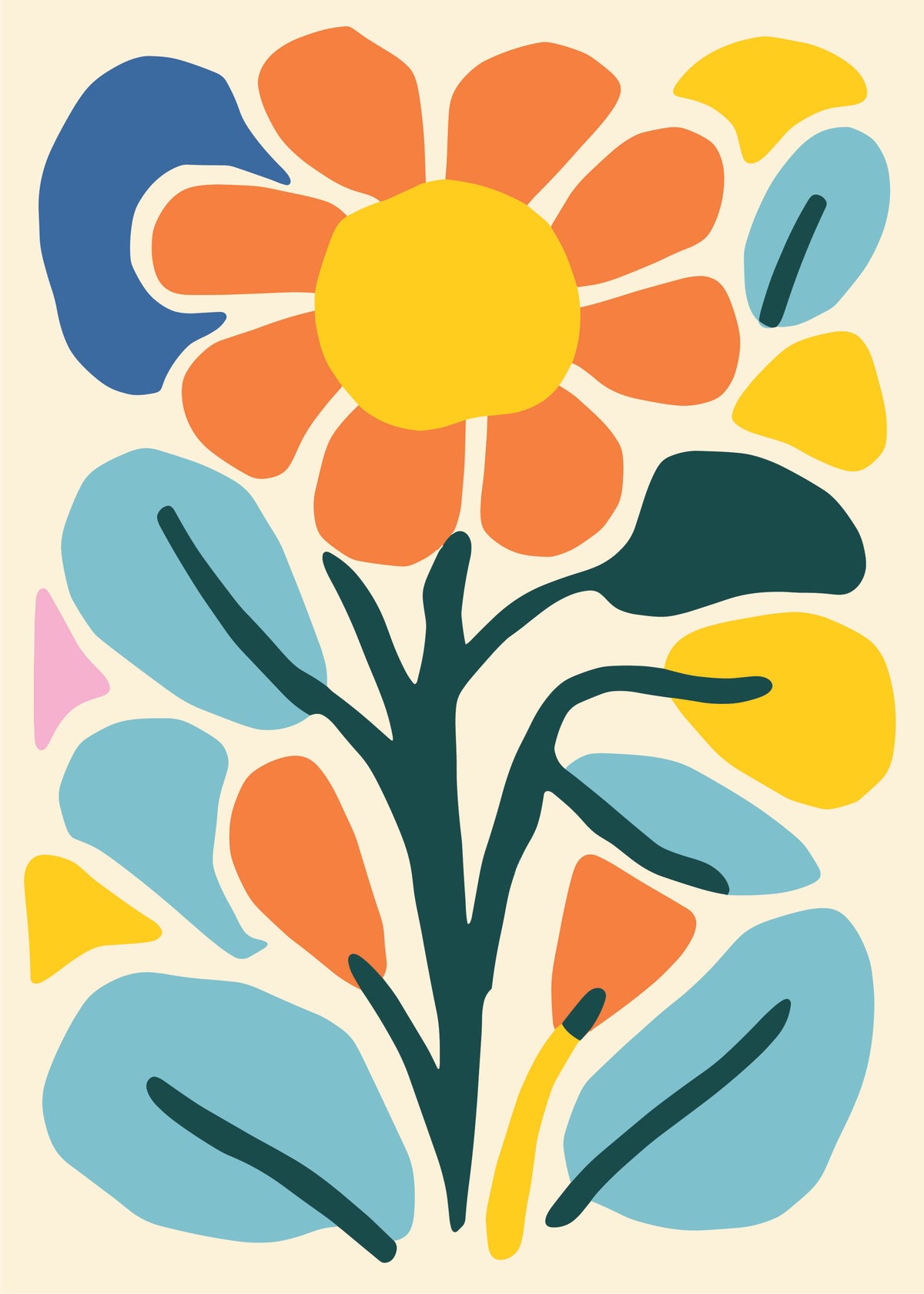 Retro Flower Duo