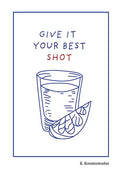 Shot Kitchen poster eller kökstavla