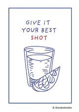 Shot Kitchen poster eller kökstavla