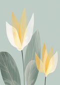 Soft Yellow Tulips