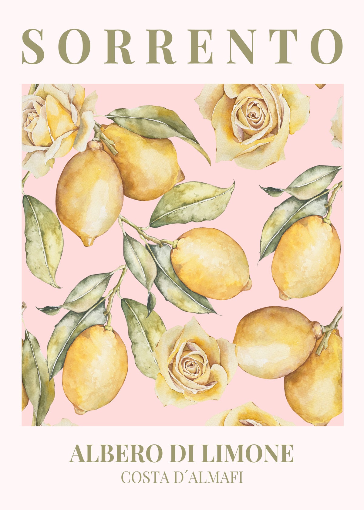 Sorrento Lemons Illustration