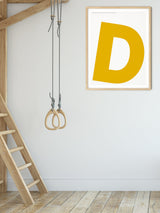 Letter D Poster