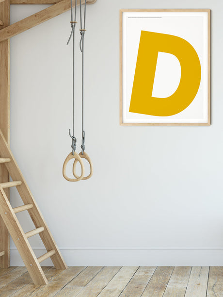 Letter D Poster