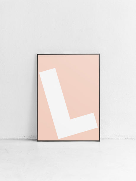 Letter L Poster