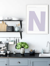 Letter N Poster