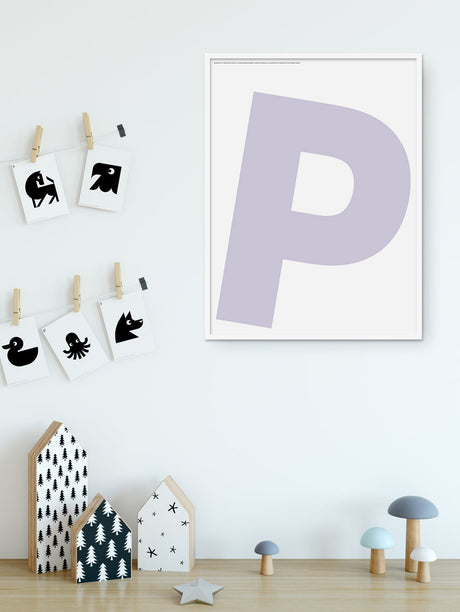 Letter P Poster