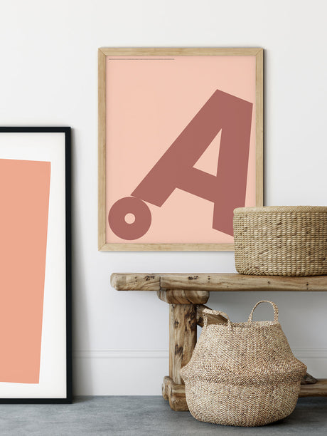 Letter Å Poster