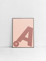 Letter Å Poster