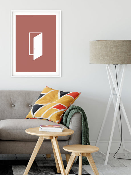 Iconography Ajar Door Poster