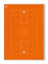 Sport Basketball Court Poster