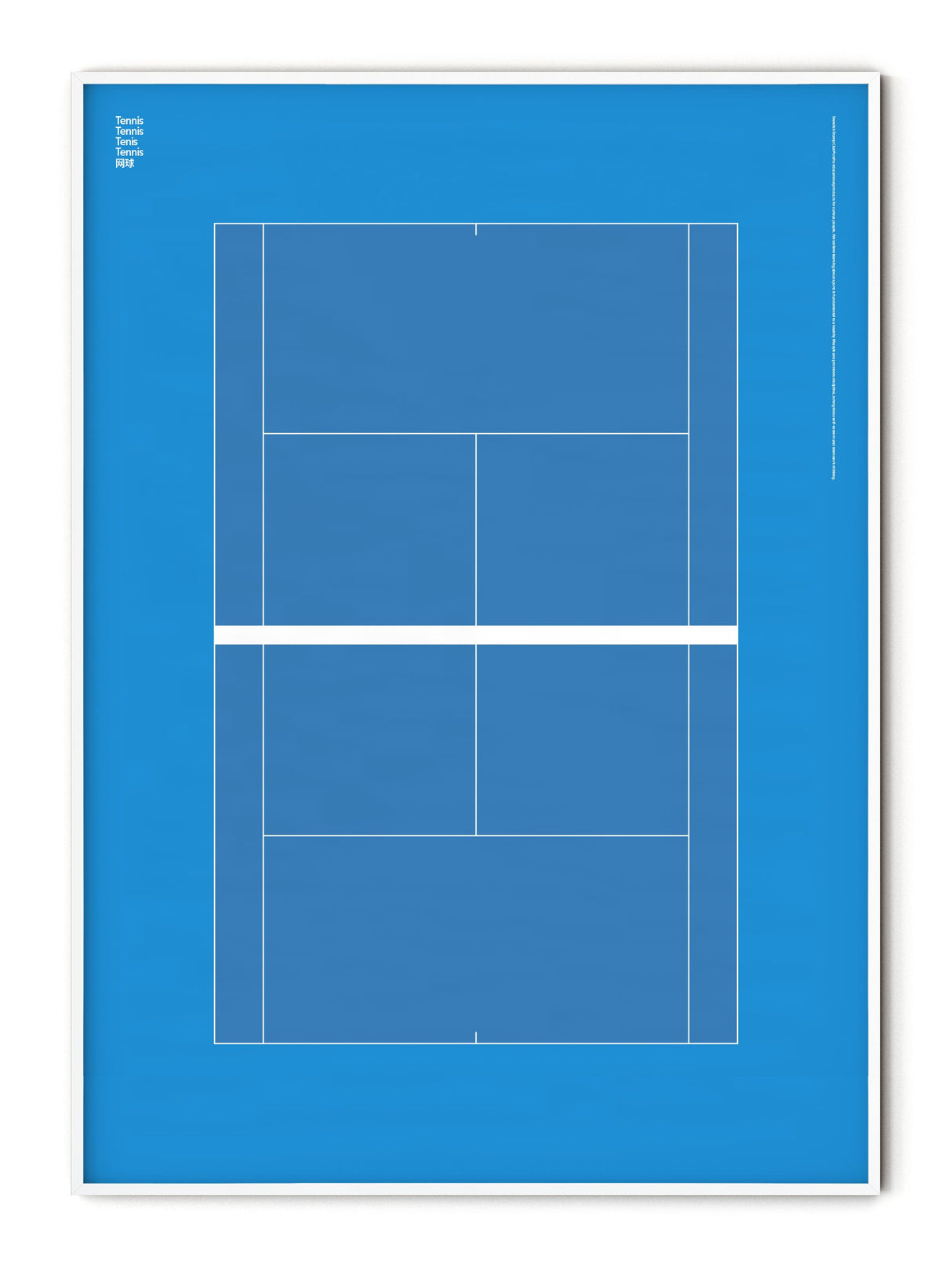 Sport Tennis Court Australian Open Poster