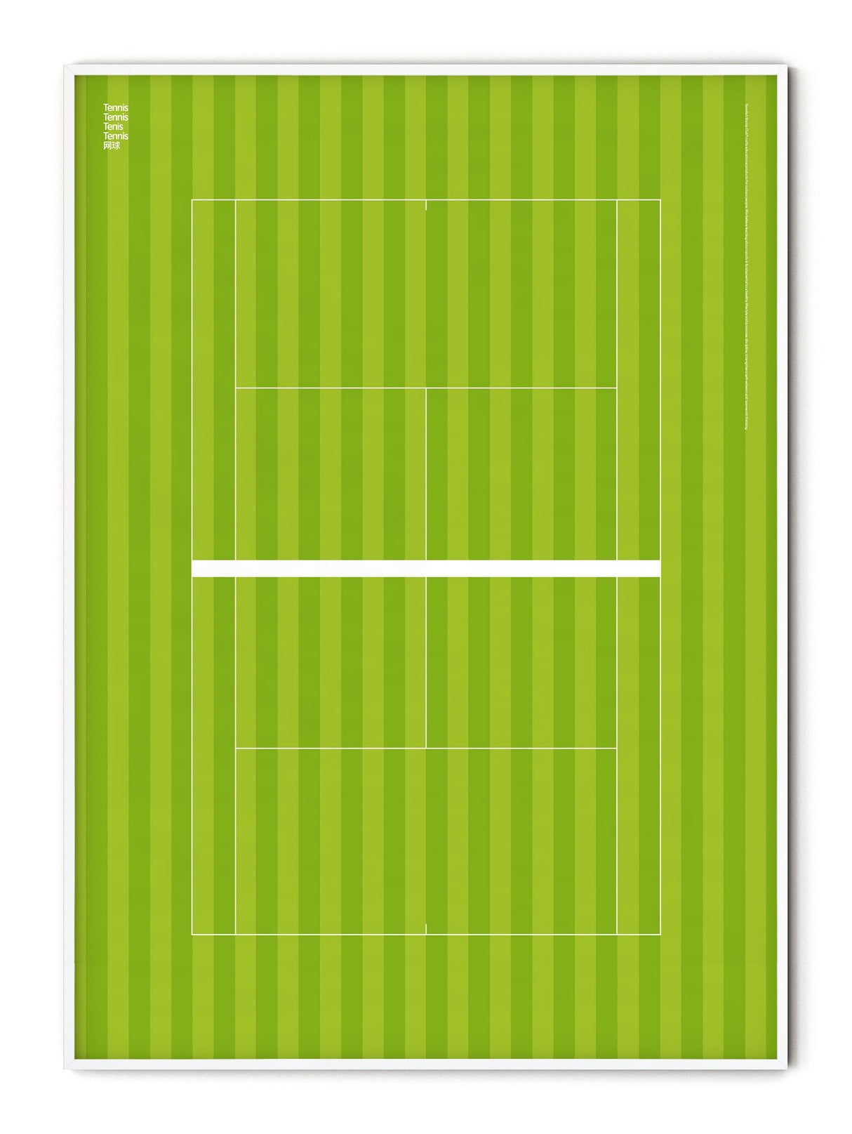 Sport Tennis Court Wimbledon Poster