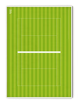 Sport Tennis Court Wimbledon Poster