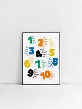 One to Ten Poster