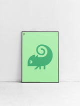 Animal Iguana Poster