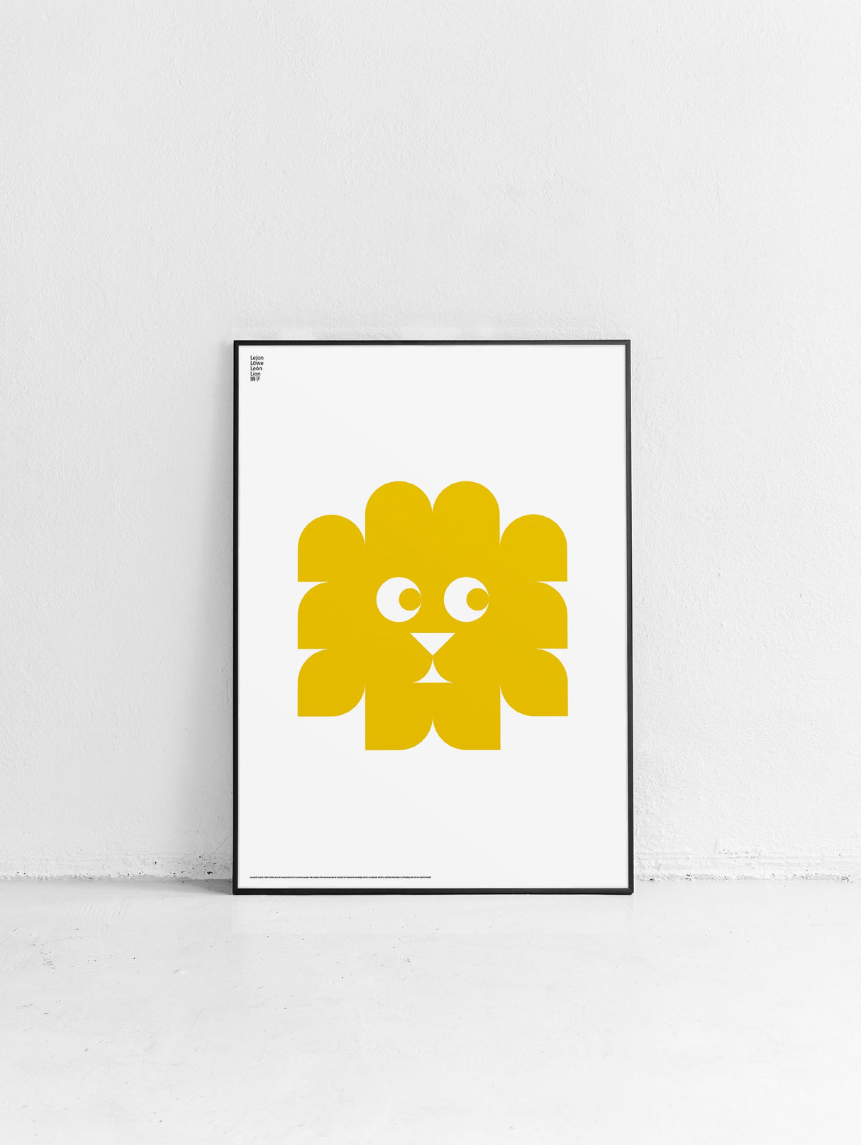 Animal Lion Poster