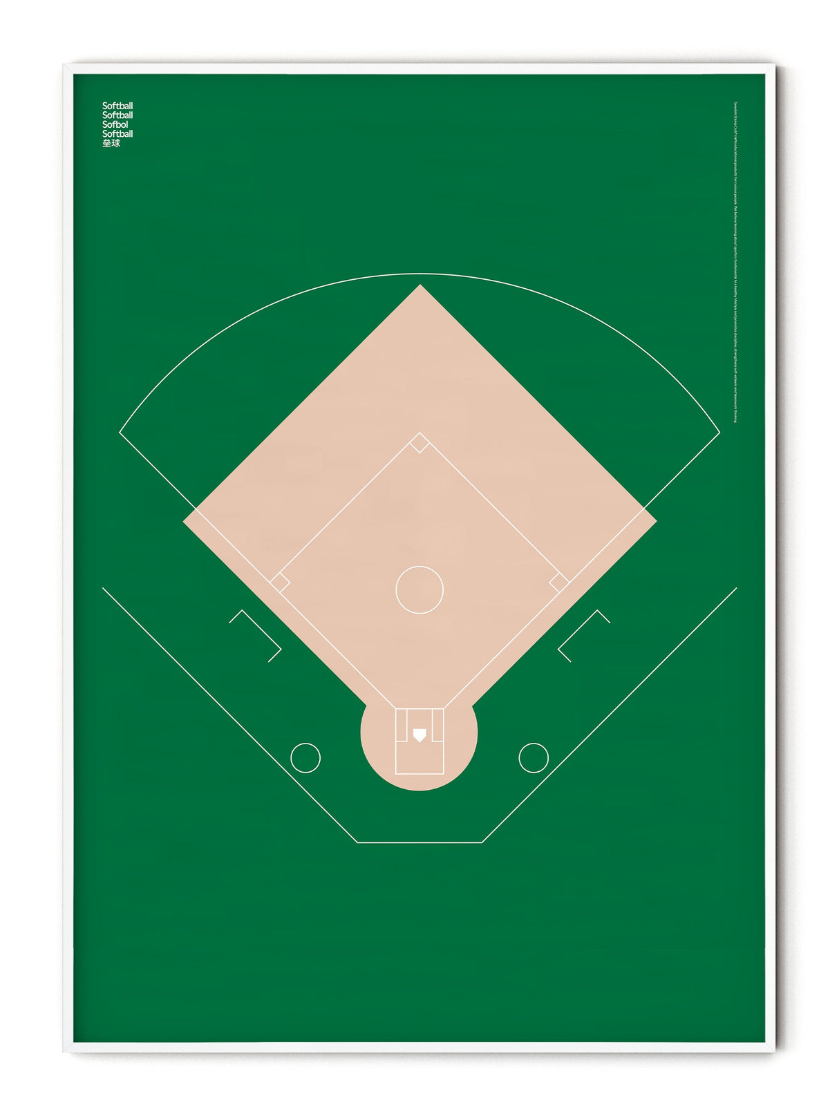 Sport Softball Poster