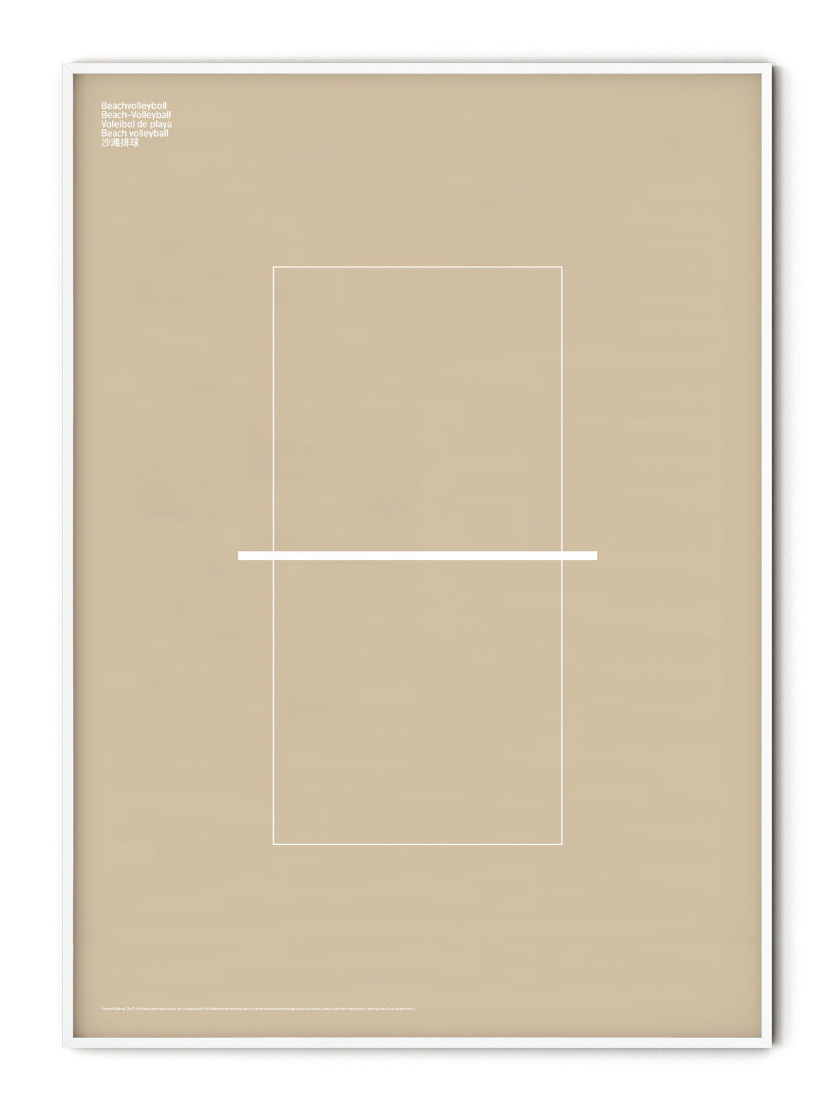 Sport Beach Volleyball Poster