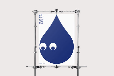 Translated Blue Poster
