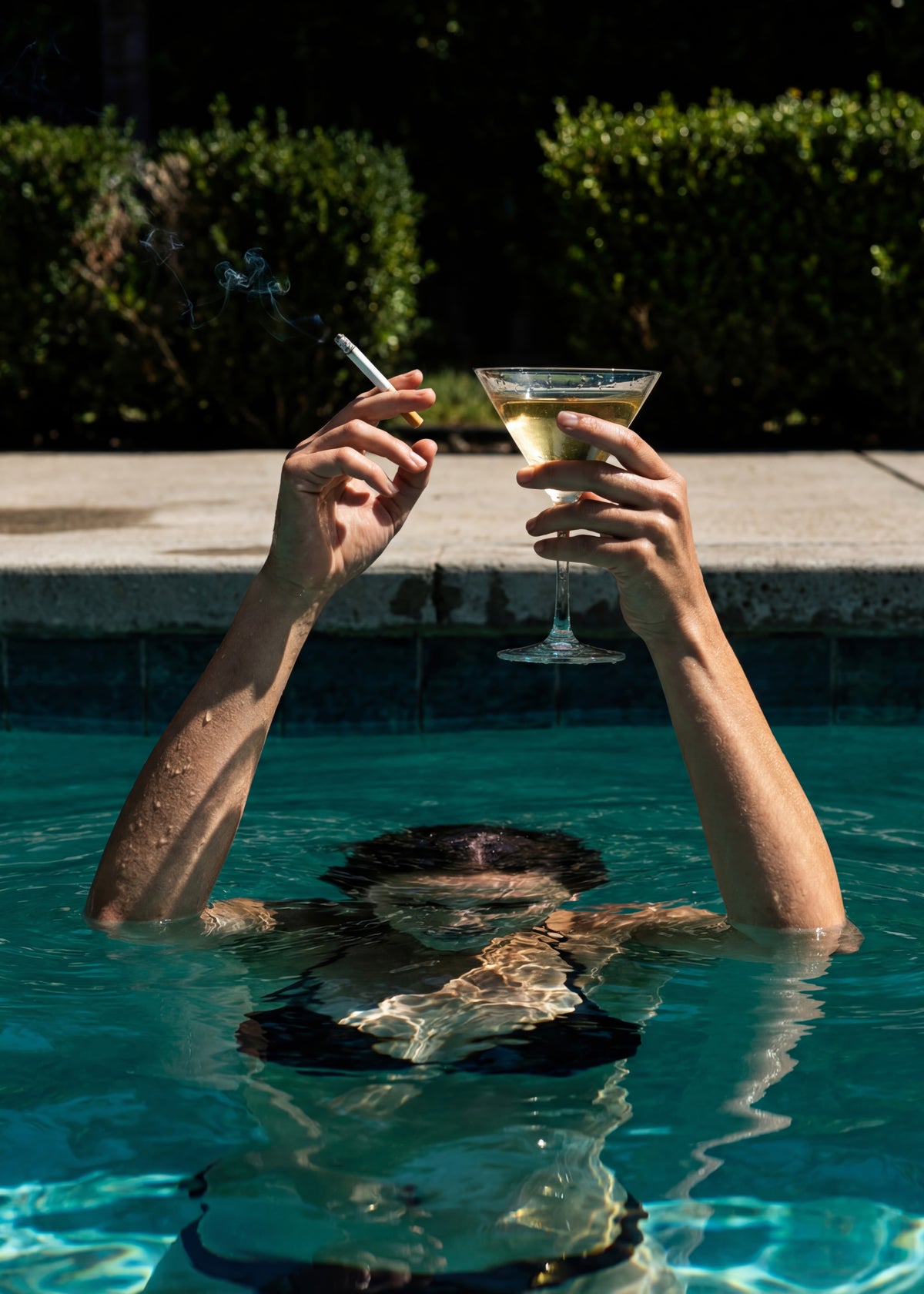 Summer Poolside Indulgence Poster