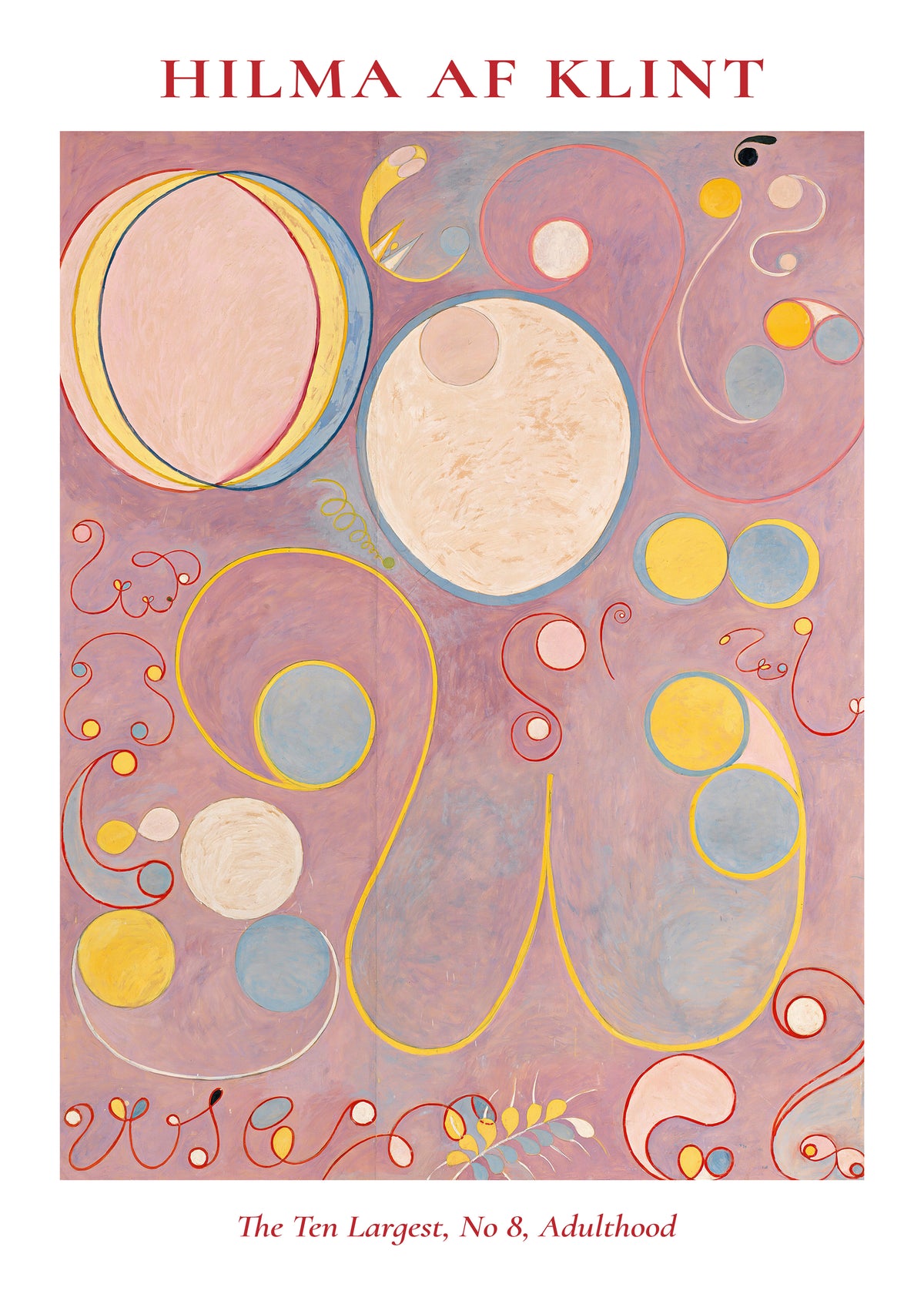 Hilma af Klint The Ten Largest No 8 Adulthood