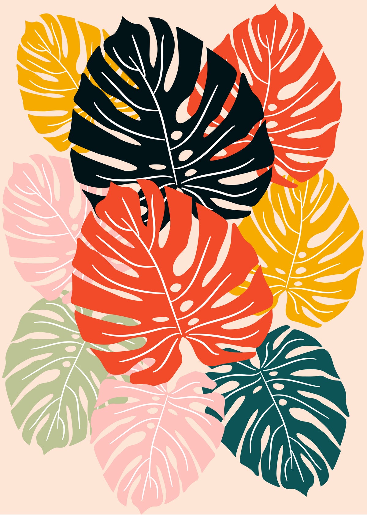 Tropical Leaf Pattern