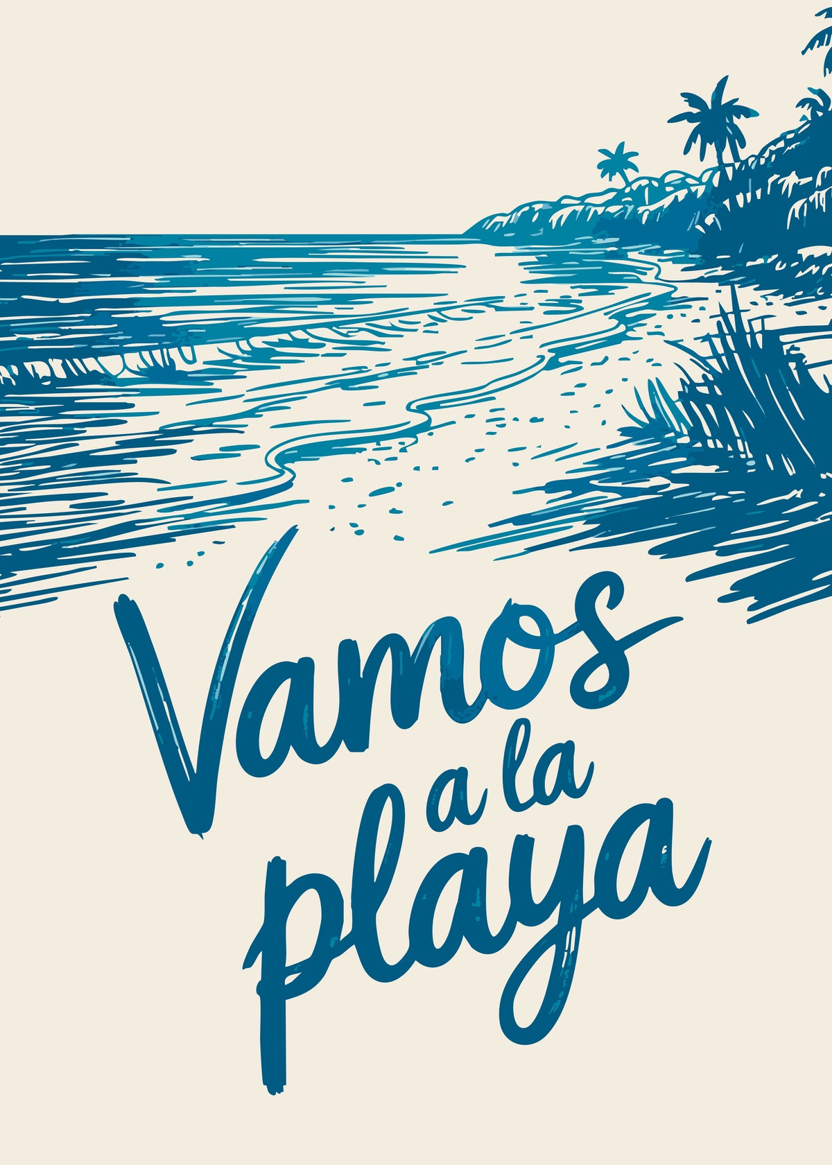 Vamos a la Playa Poster
