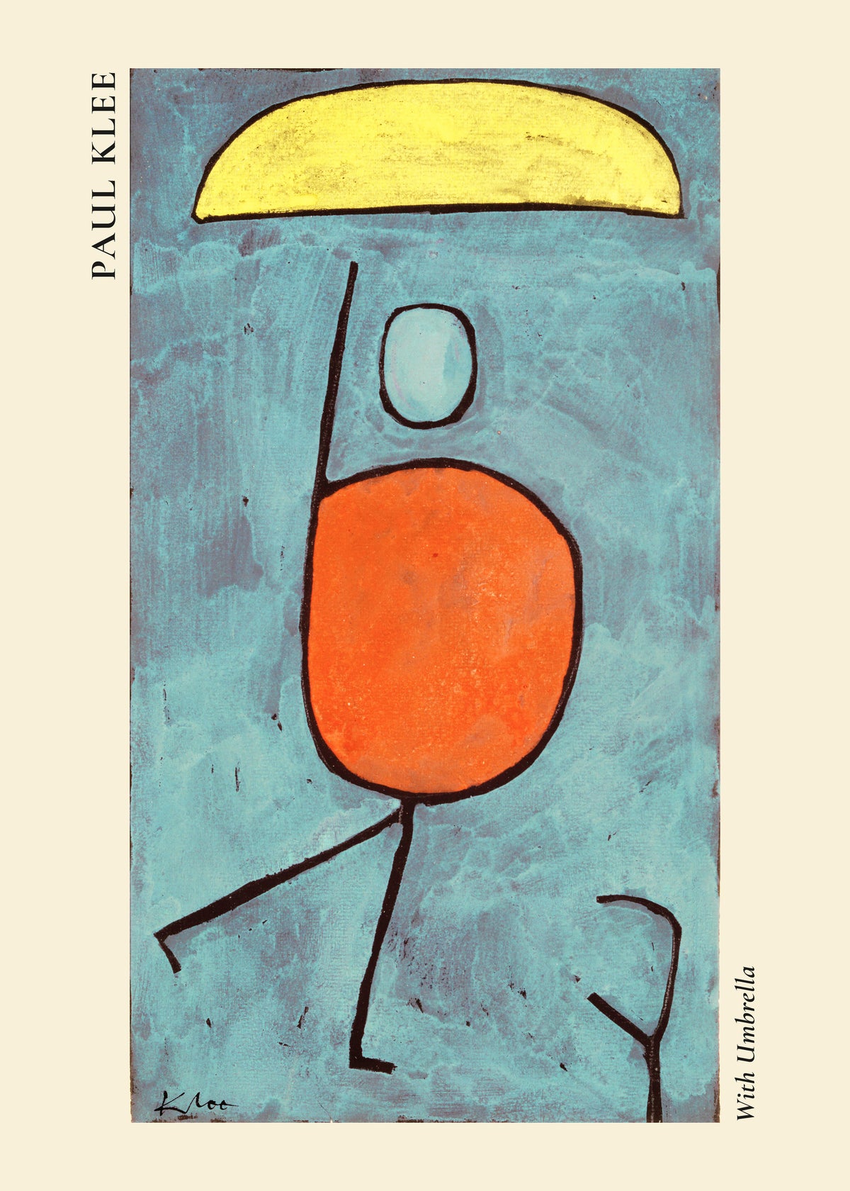 With Umbrella Paul Klee 1939