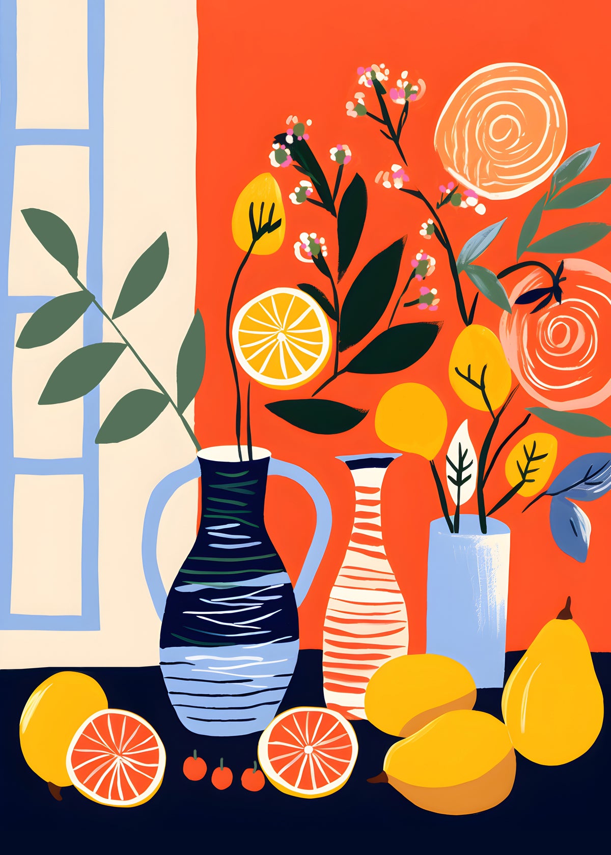 Woman with Flowers