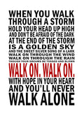 You'll never walk alone poster no.1 WG
