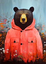 Bear animal art #bear Poster och Canvastavla