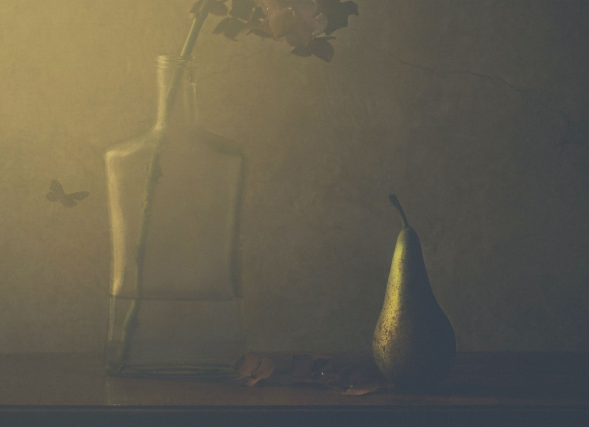 Hydrangea and pear (2) Poster och Canvastavla