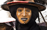 Peul man at the gerewol festival - Niger Poster och Canvastavla