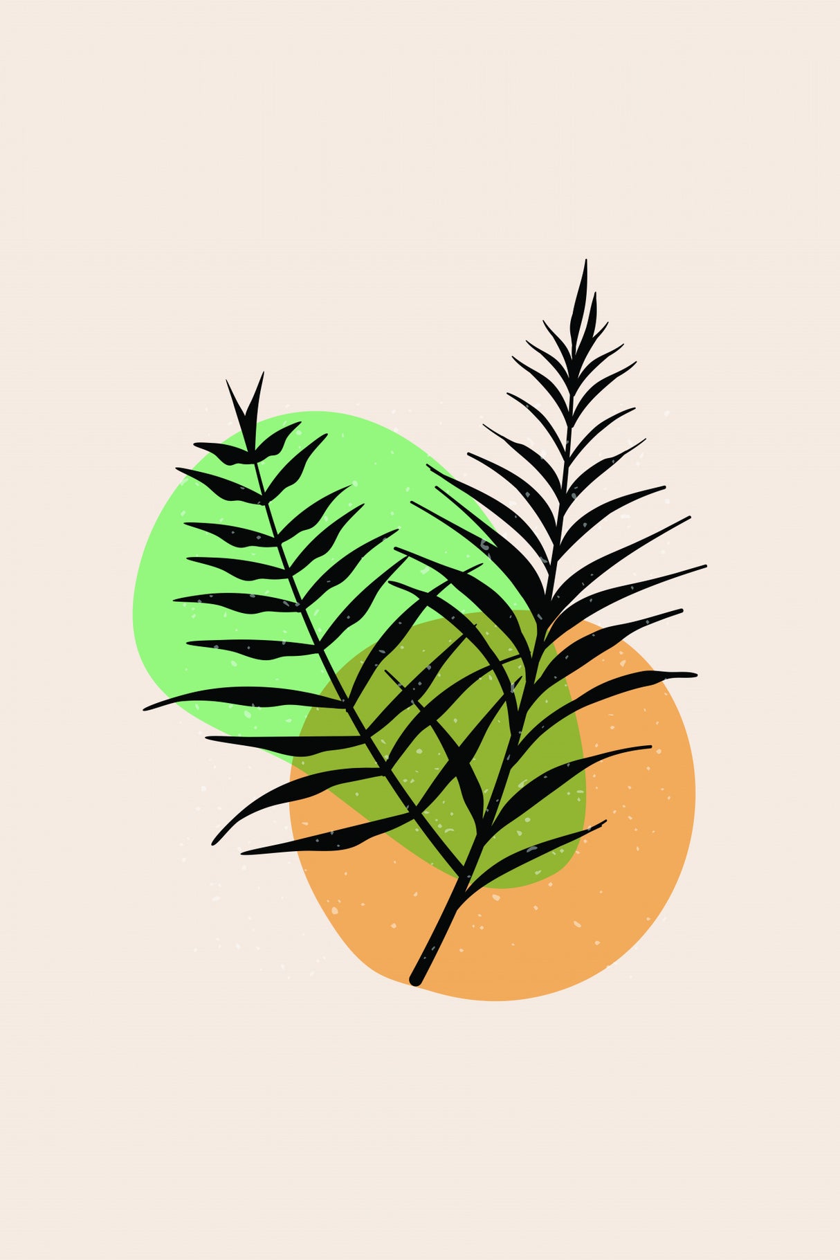 Abstract Botanical #3 Poster och Canvastavla