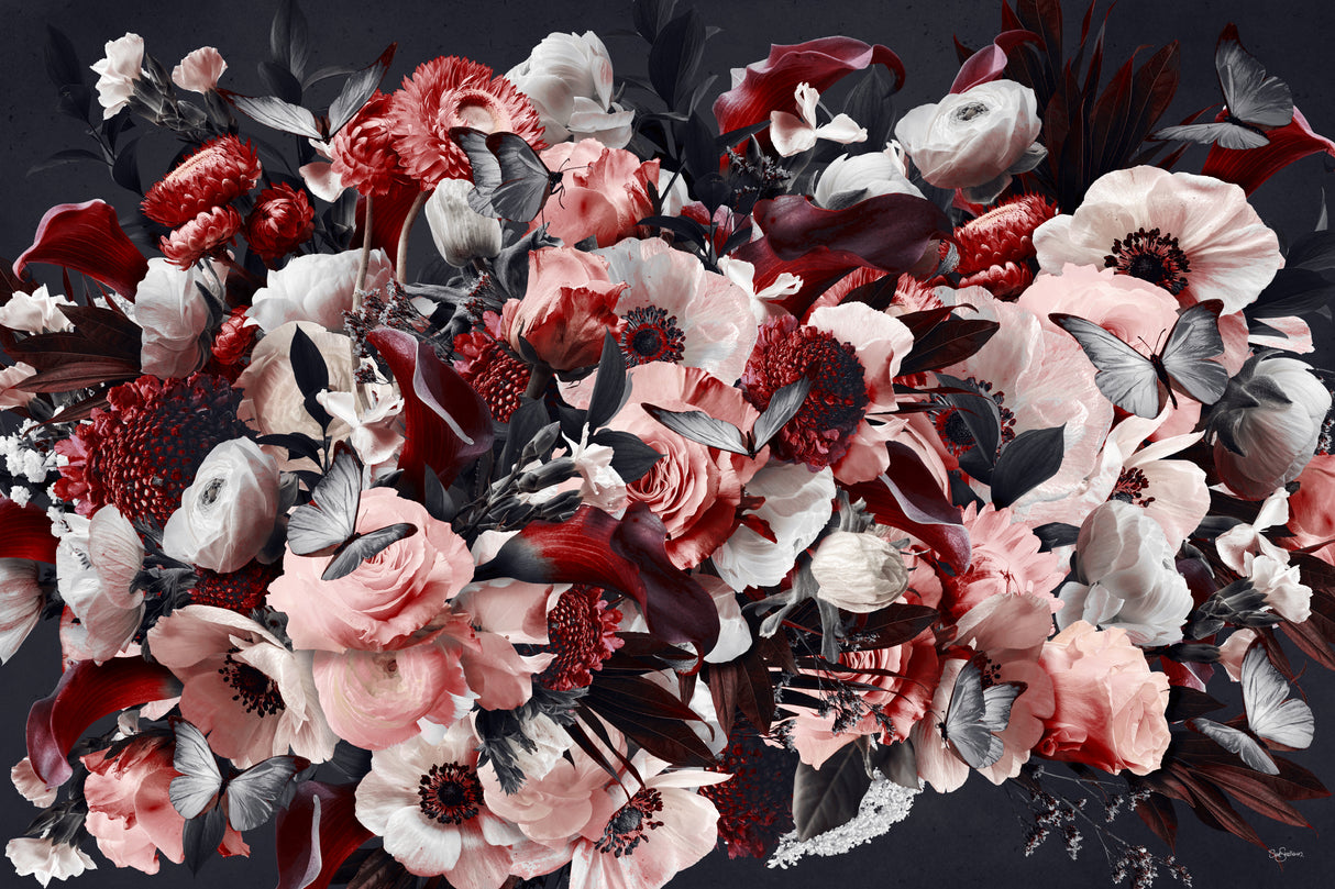 Ruby's Dream Chinoiserie Poster och Canvastavla