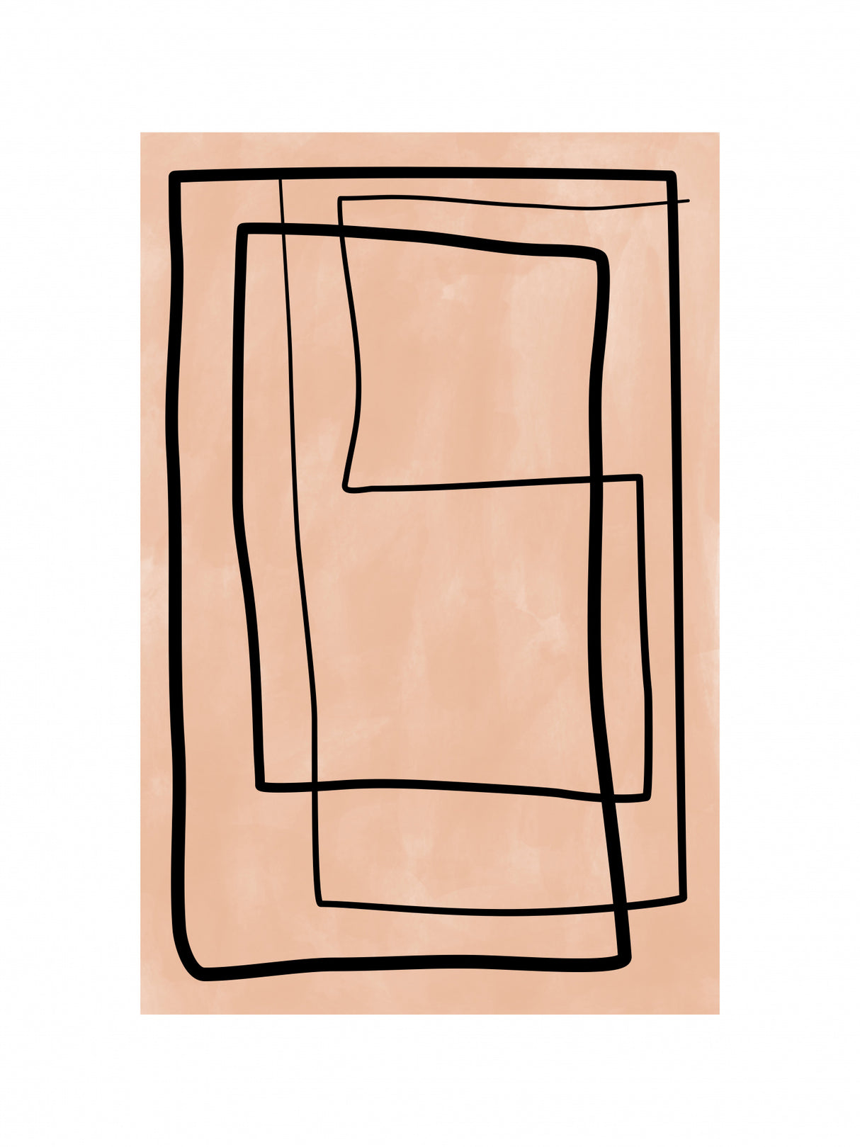 3x4 Aspectratiosoftpink11 Poster och Canvastavla